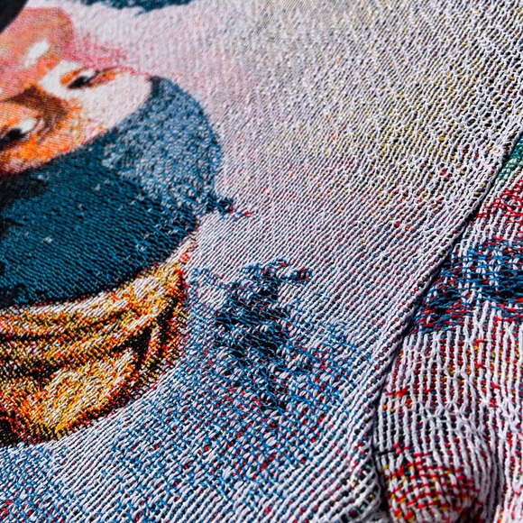 Girl With A Pearl Tapestry Blanket Hoodie - Picture 7 of 7